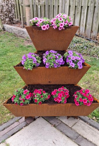 bloementoren hoek klein